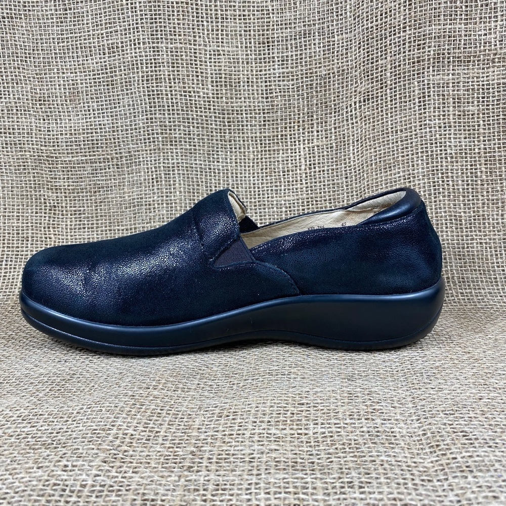 Alegria Clogs Slip Resistant Black Leather women's Size 11.5-12 EU42 - Picture 2 of 8
